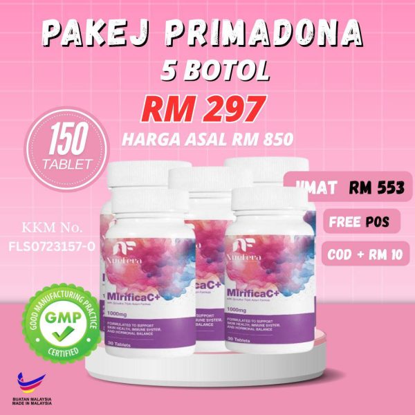 Set Primadona Mirifica C+ (5 Botol)