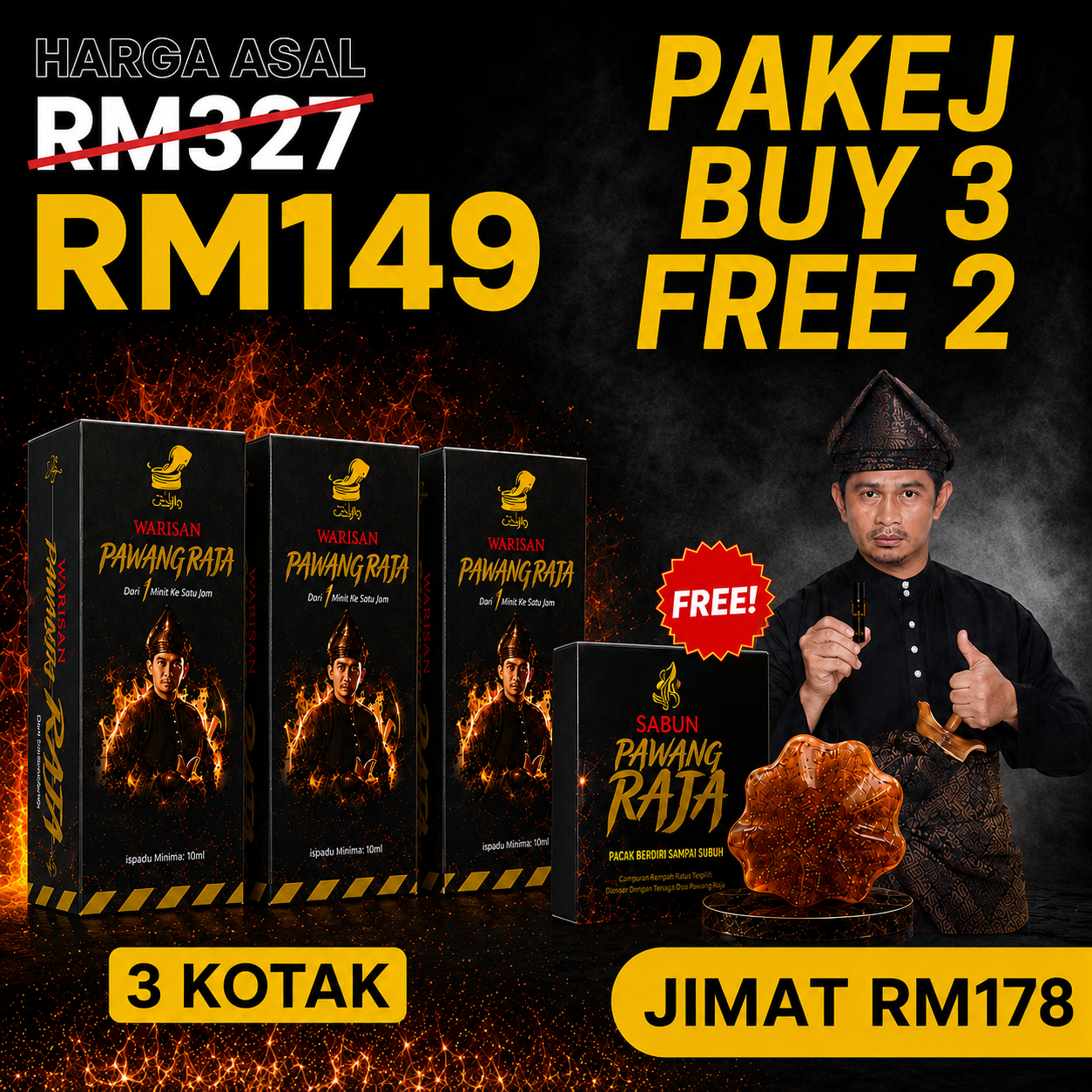 Pakej Basah Tilam